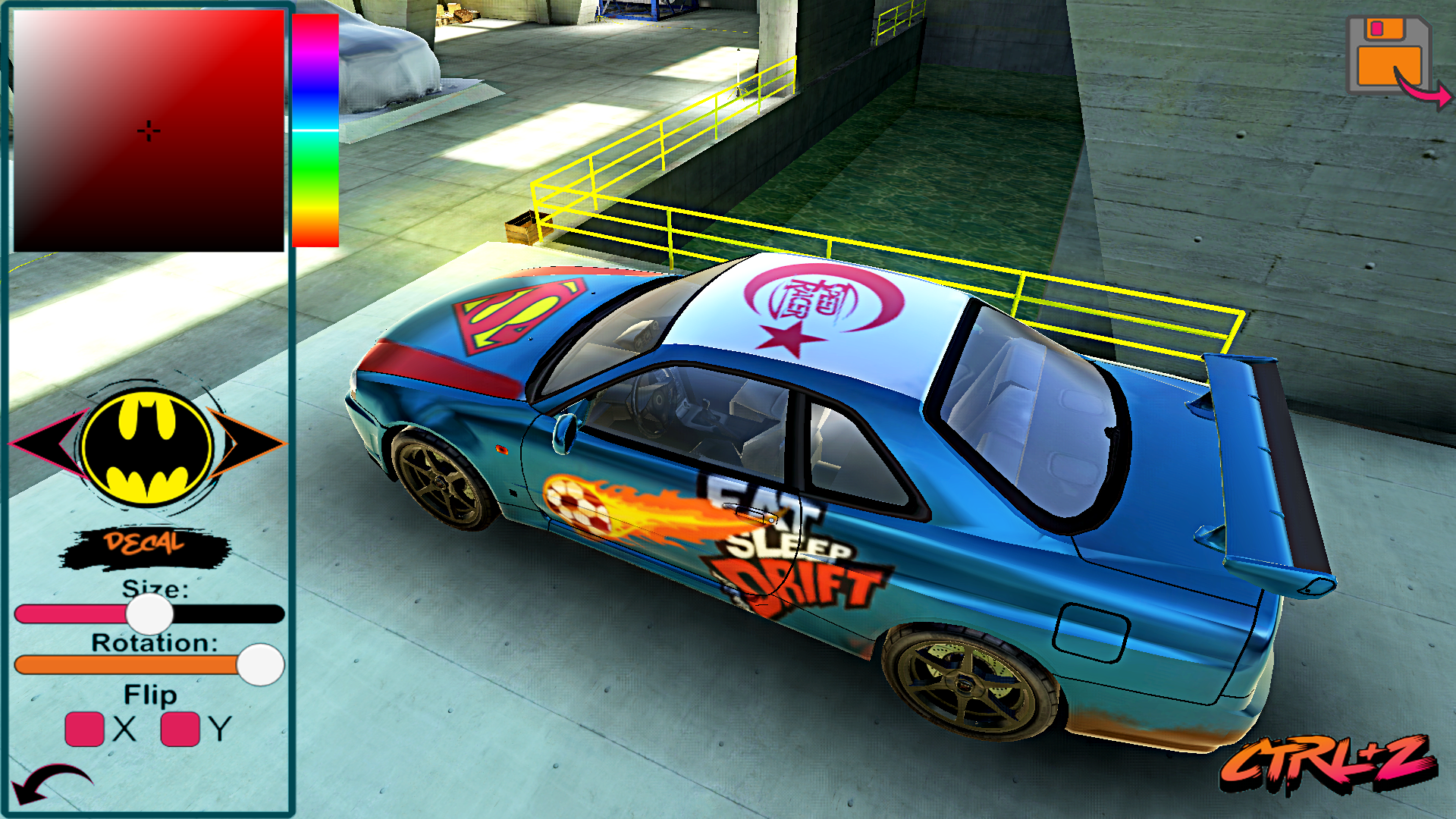 اسکرین شات 4 بازی Skyline Drift Simulator 2