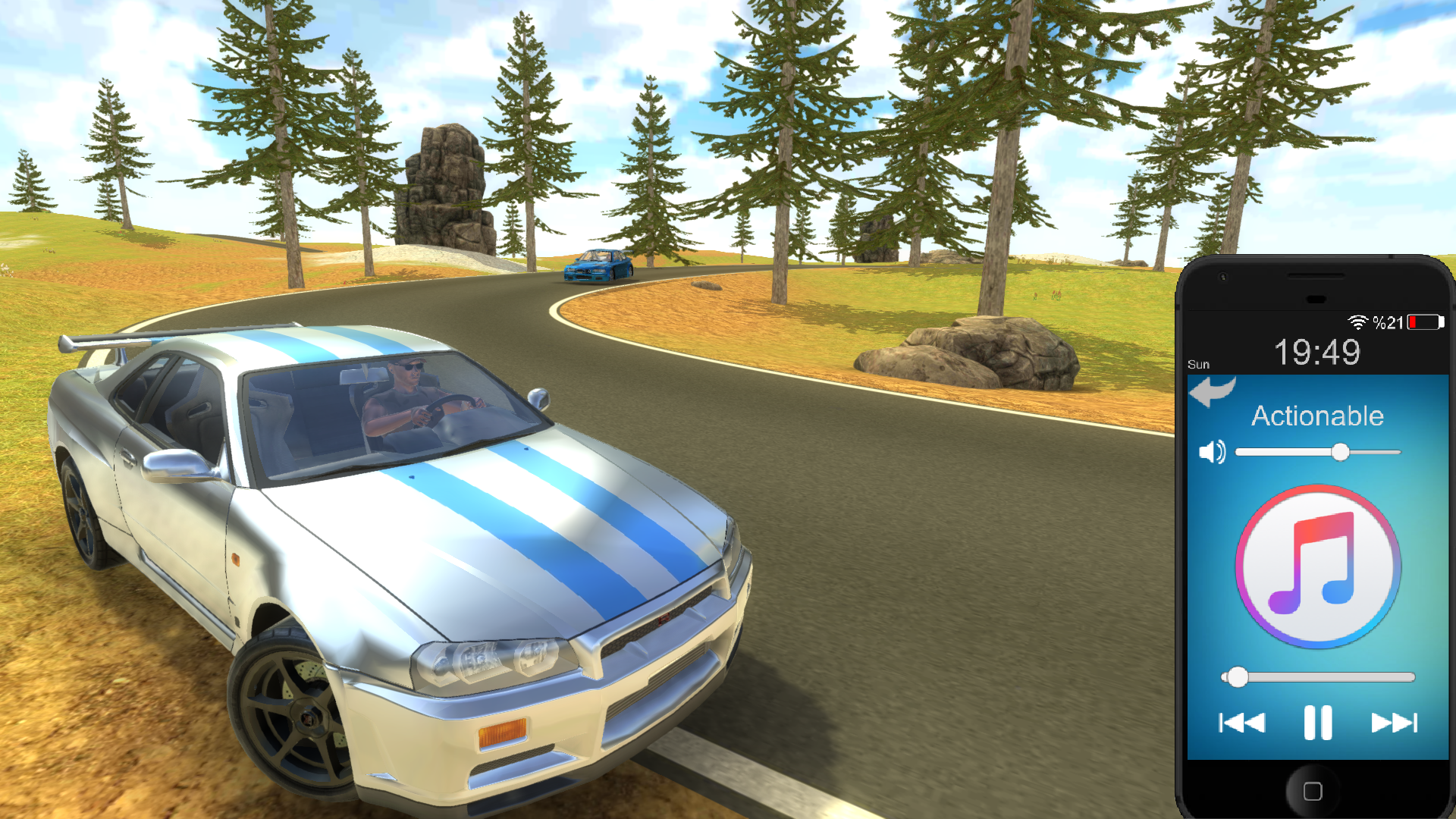 اسکرین شات 2 بازی Skyline Drift Simulator 2