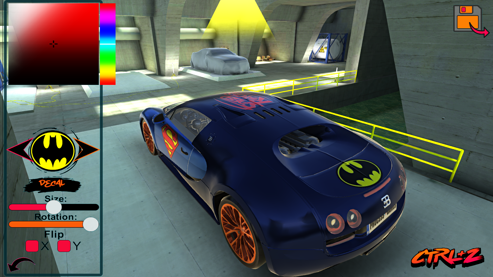 اسکرین شات 4 بازی Veyron Drift Simulator