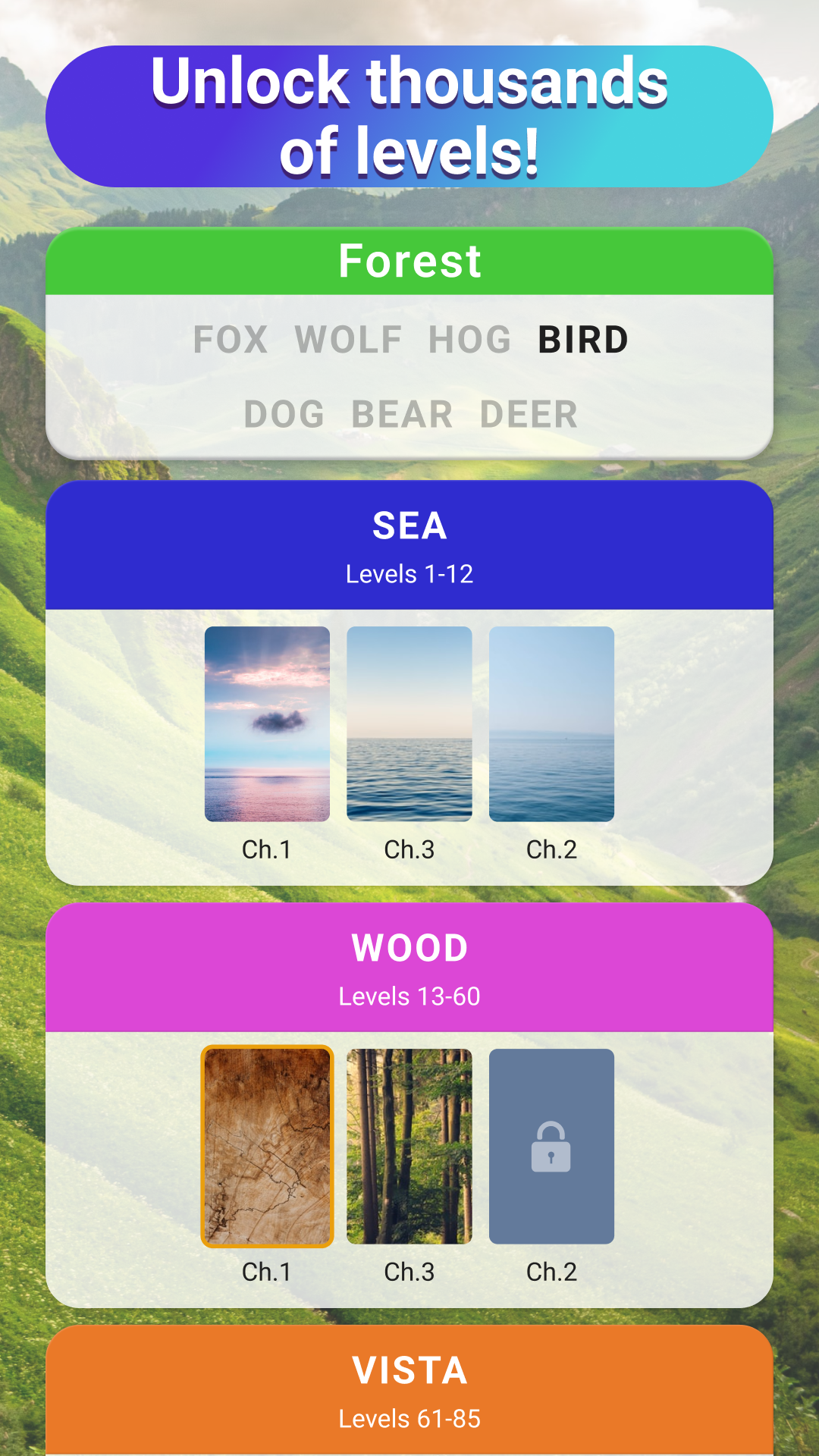 اسکرین شات 6 بازی Word Search - Word Puzzle Game