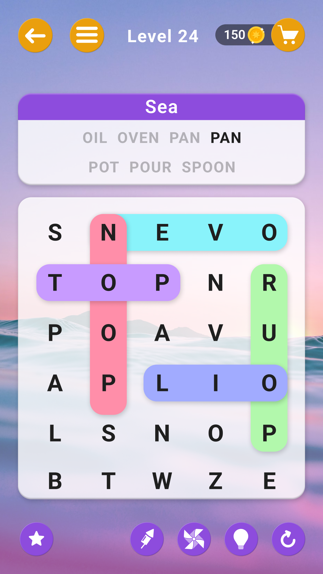 اسکرین شات 1 بازی Word Search - Word Puzzle Game