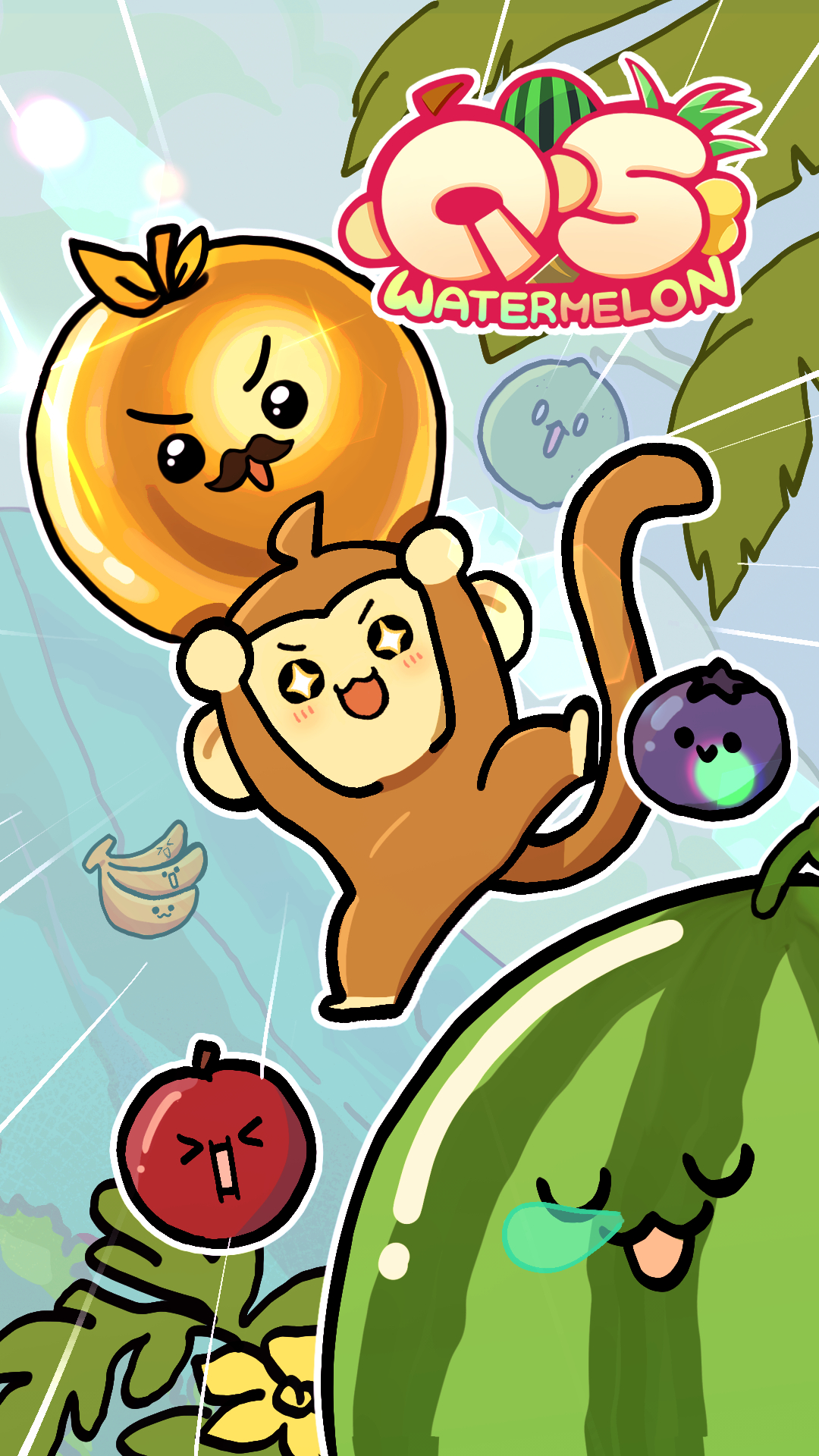 اسکرین شات 1 بازی QS Monkey Land : Fruit Merge