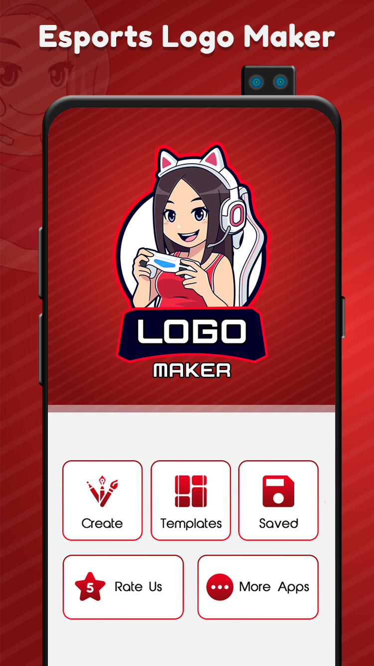 اسکرین شات 1 برنامه Logo Esport Maker For Girls |