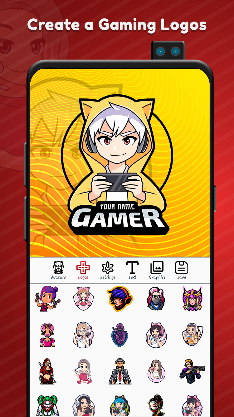 اسکرین شات 3 برنامه Logo Esport Maker For Girls |