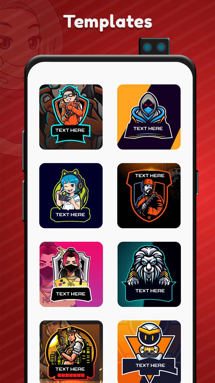 اسکرین شات 2 برنامه Logo Esport Maker For Girls |