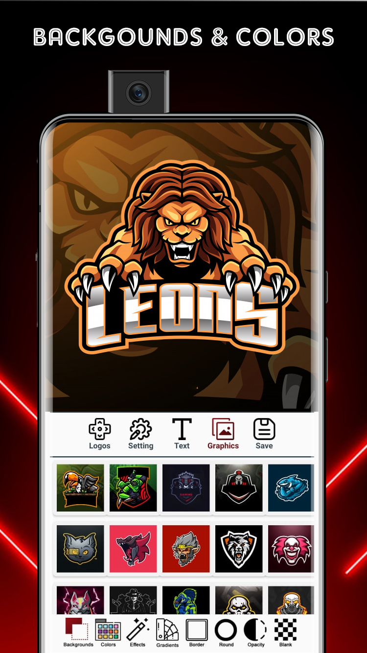 اسکرین شات 3 برنامه Esports Gaming Logo Maker
