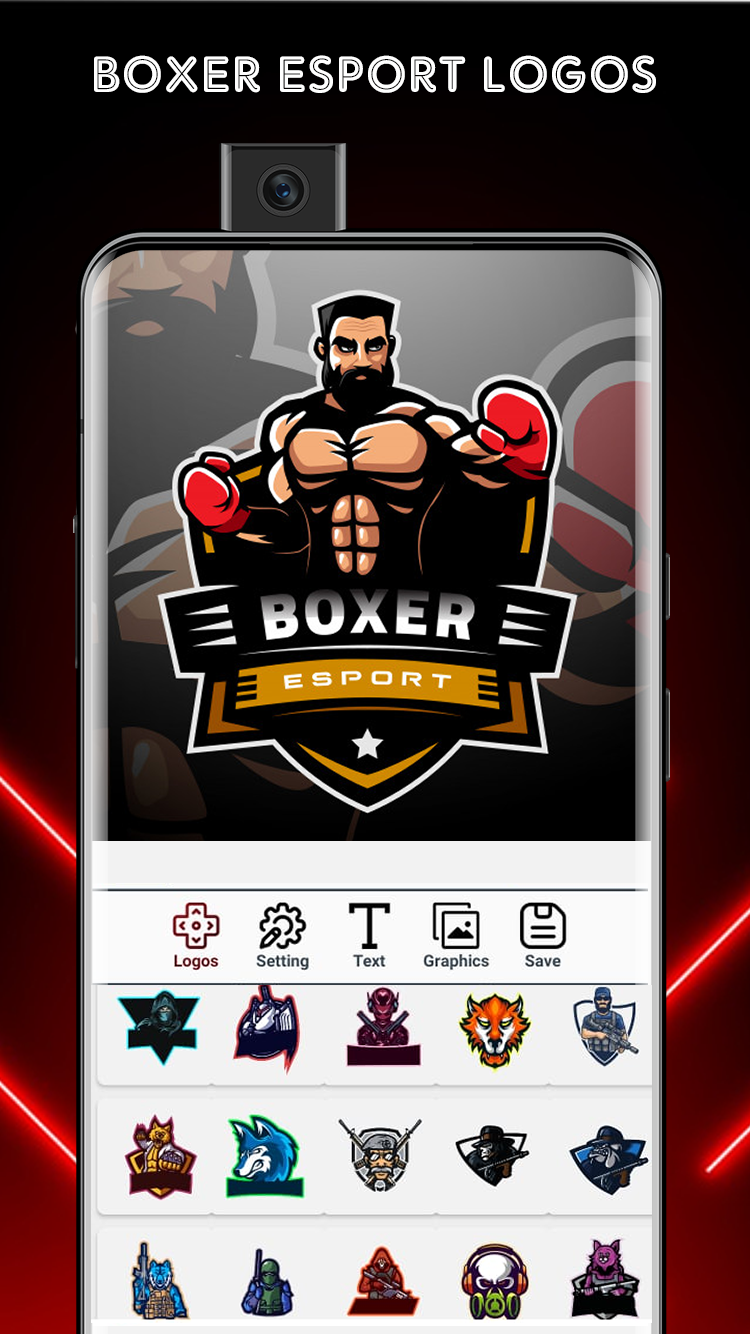 اسکرین شات 5 برنامه Esports Gaming Logo Maker