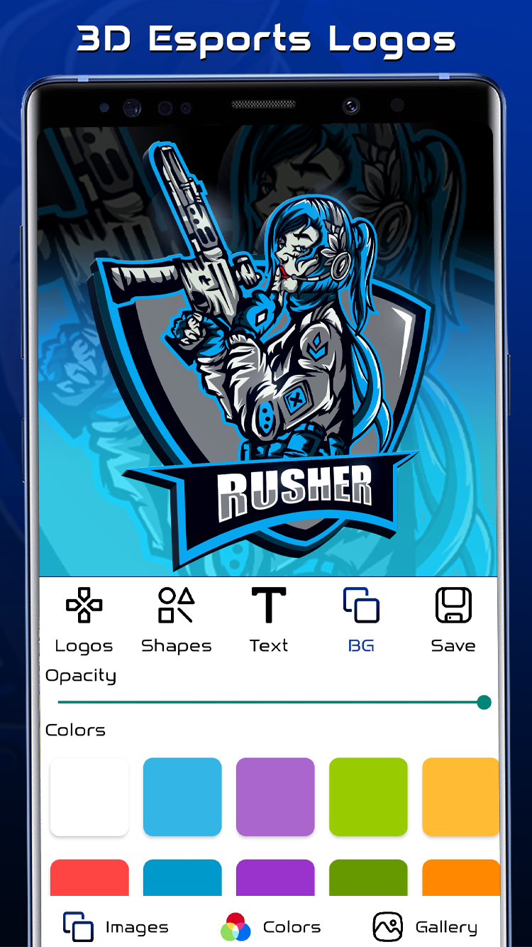 اسکرین شات 8 برنامه 3D Esports Gaming Logo Maker