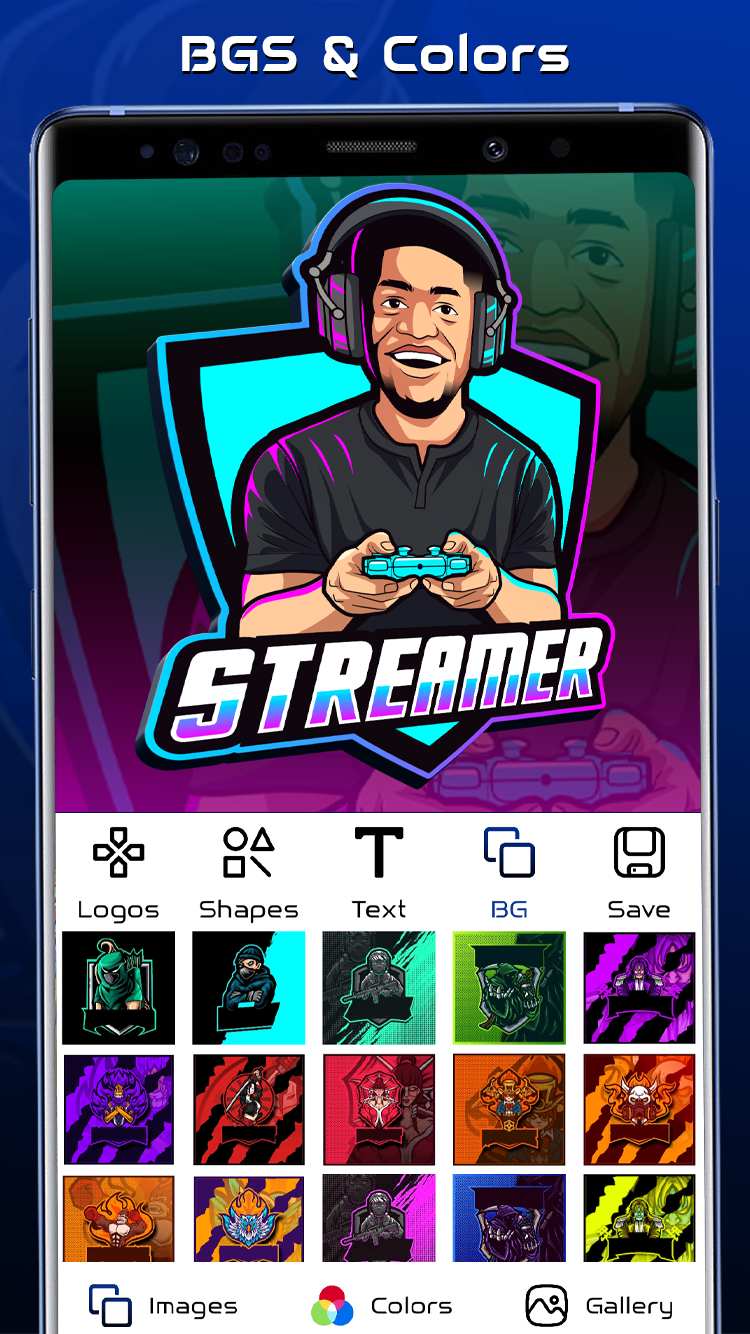 اسکرین شات 4 برنامه 3D Esports Gaming Logo Maker