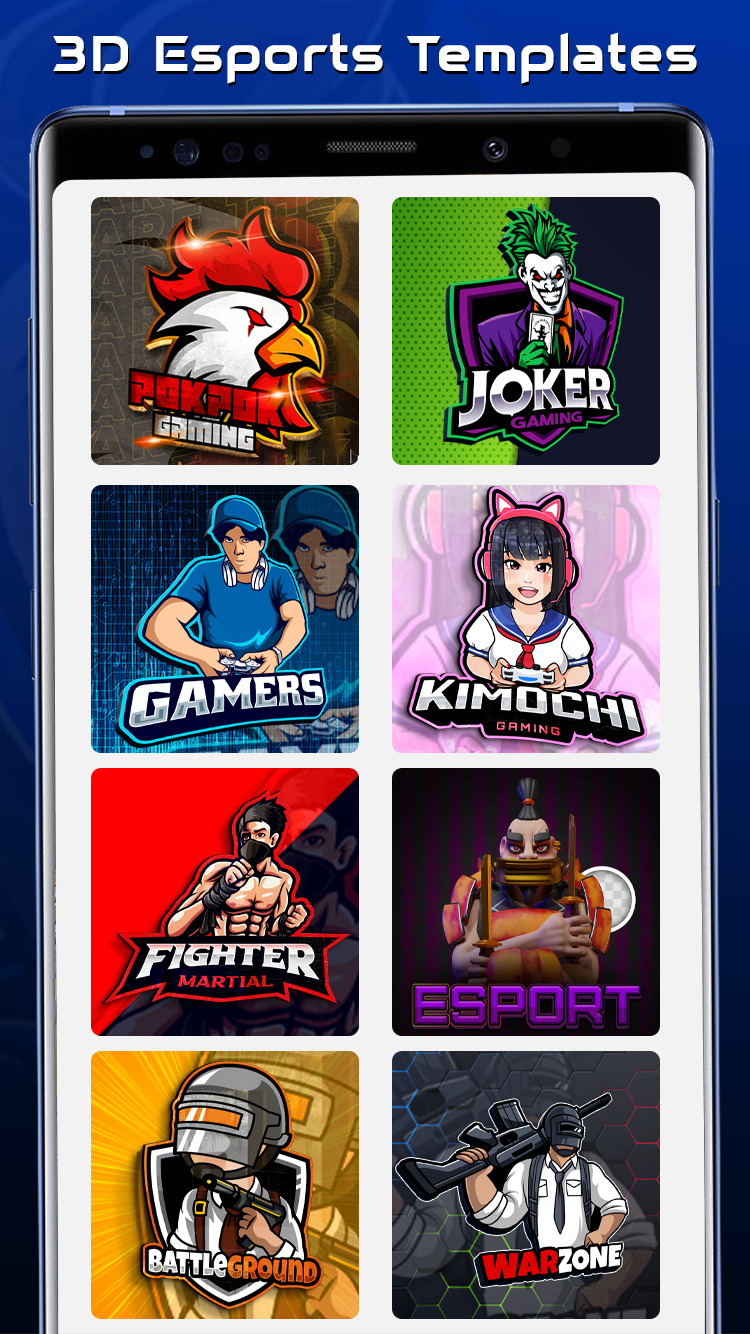 اسکرین شات 3 برنامه 3D Esports Gaming Logo Maker