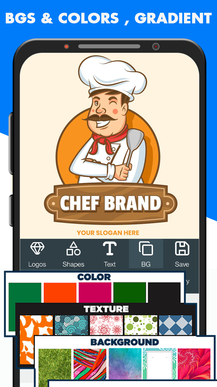 اسکرین شات 3 برنامه Logo Maker : Logo Designer