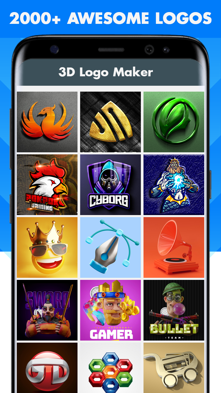 اسکرین شات 1 برنامه 3D Logo Maker