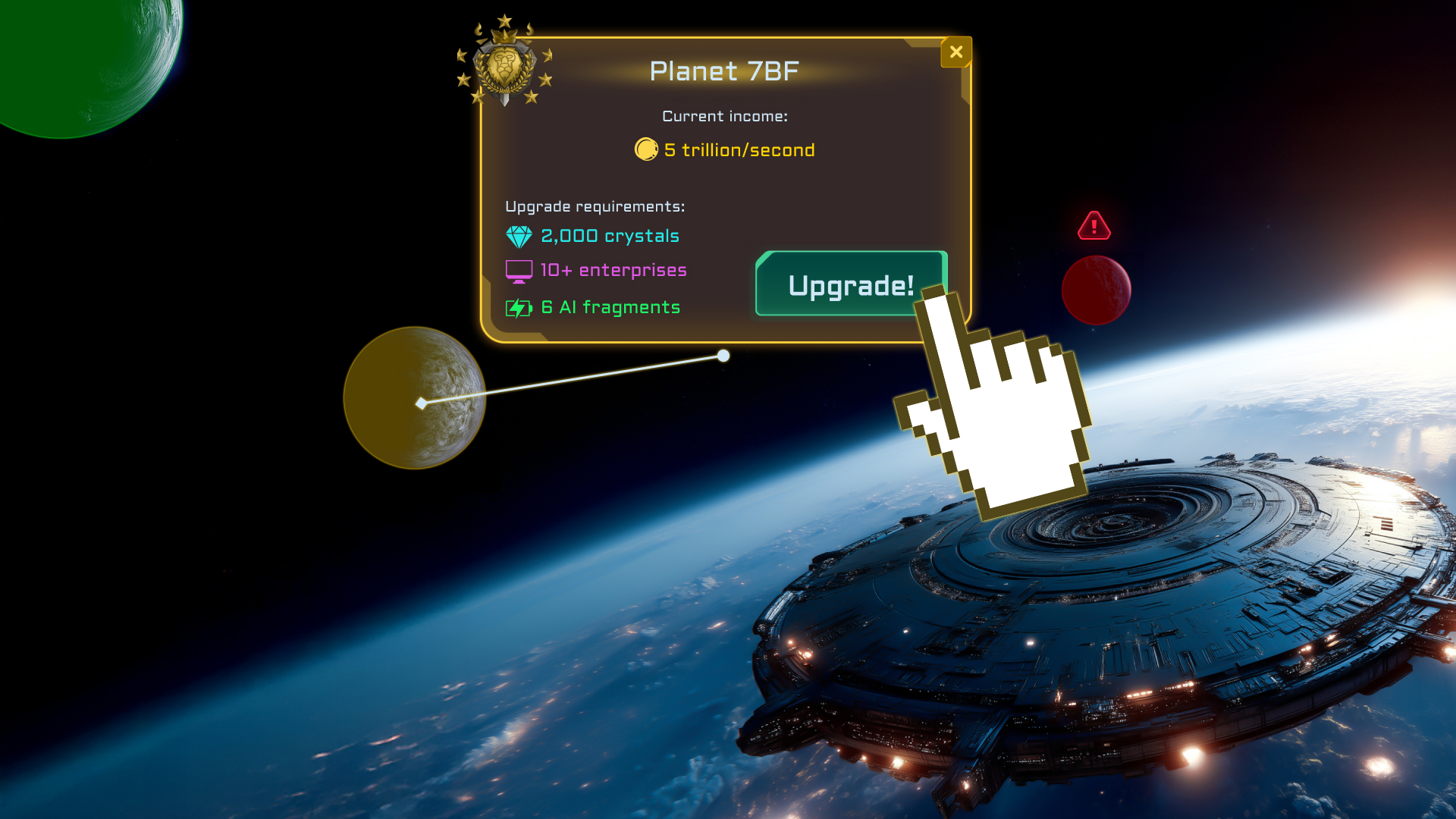 اسکرین شات 2 بازی Idle Space Business Tycoon