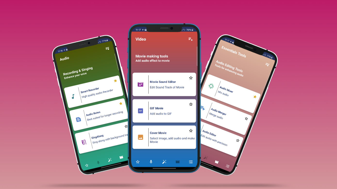 اسکرین شات 1 برنامه VoiceOver - Record & Do More.