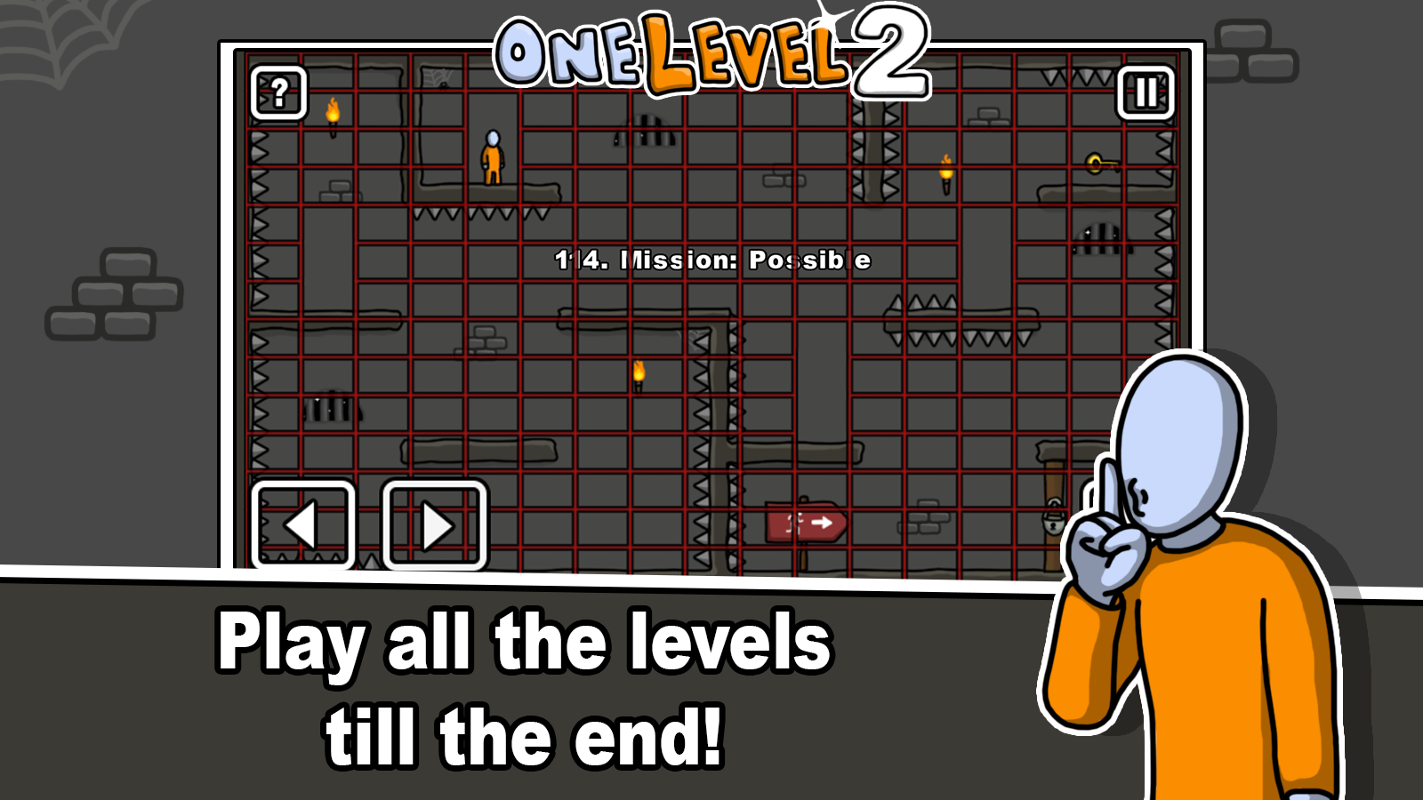اسکرین شات 4 بازی One Level 2 Stickman Jailbreak