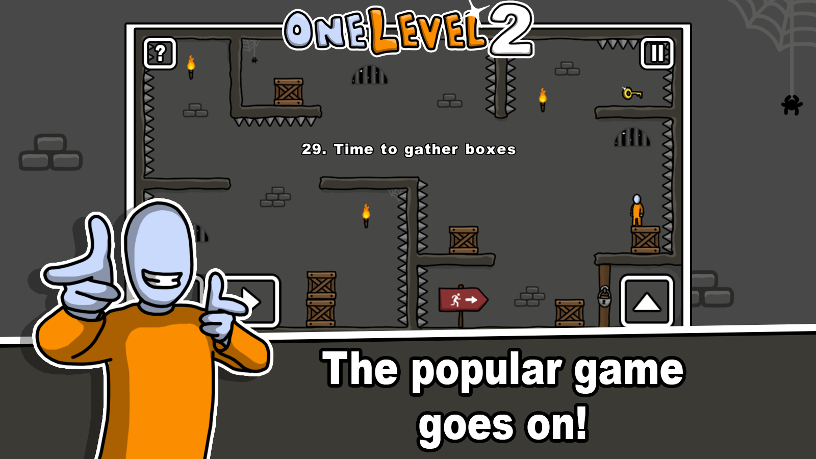 اسکرین شات 1 بازی One Level 2 Stickman Jailbreak