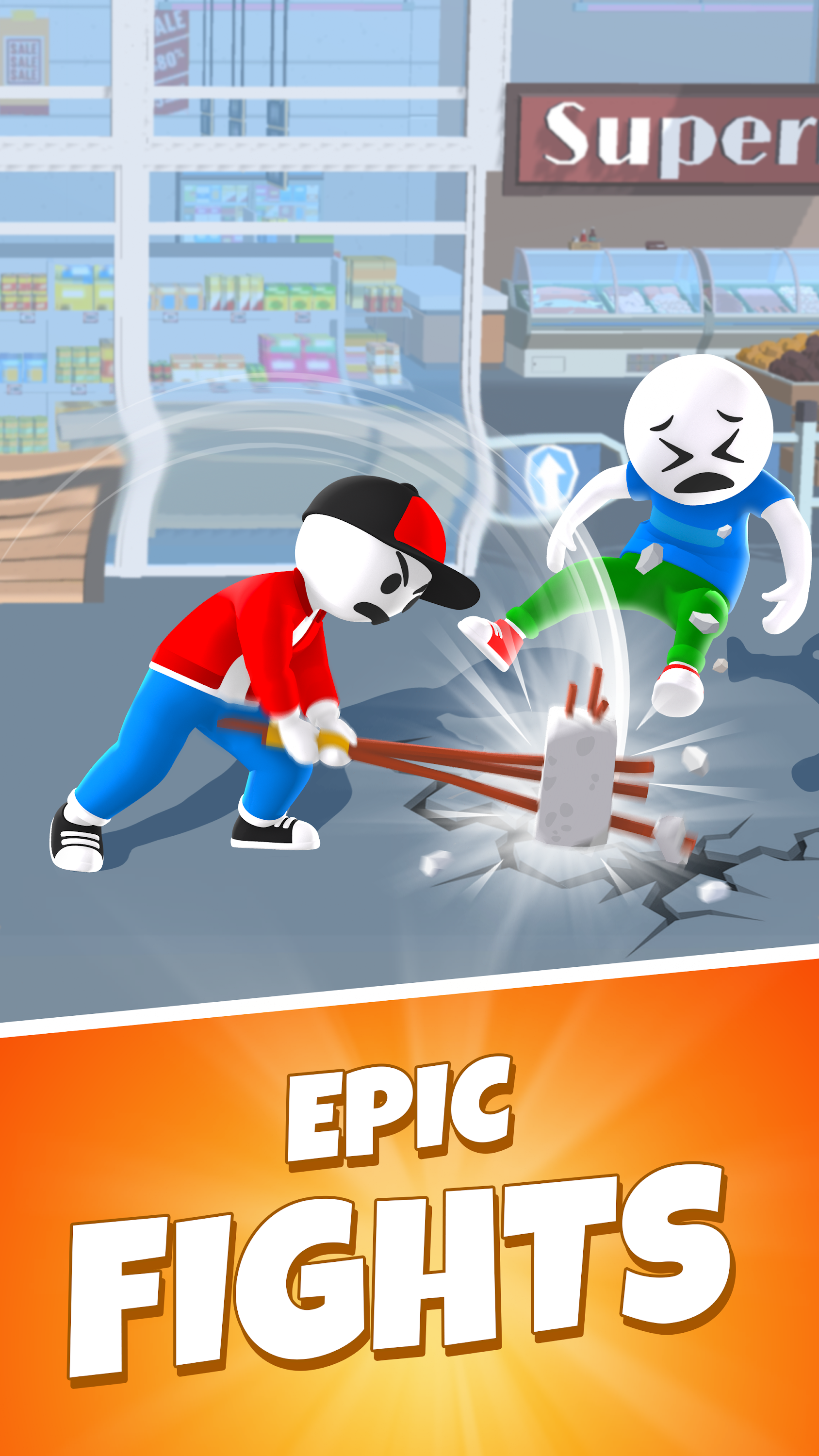 اسکرین شات 1 بازی Merge Fighting: Hit Fight Game