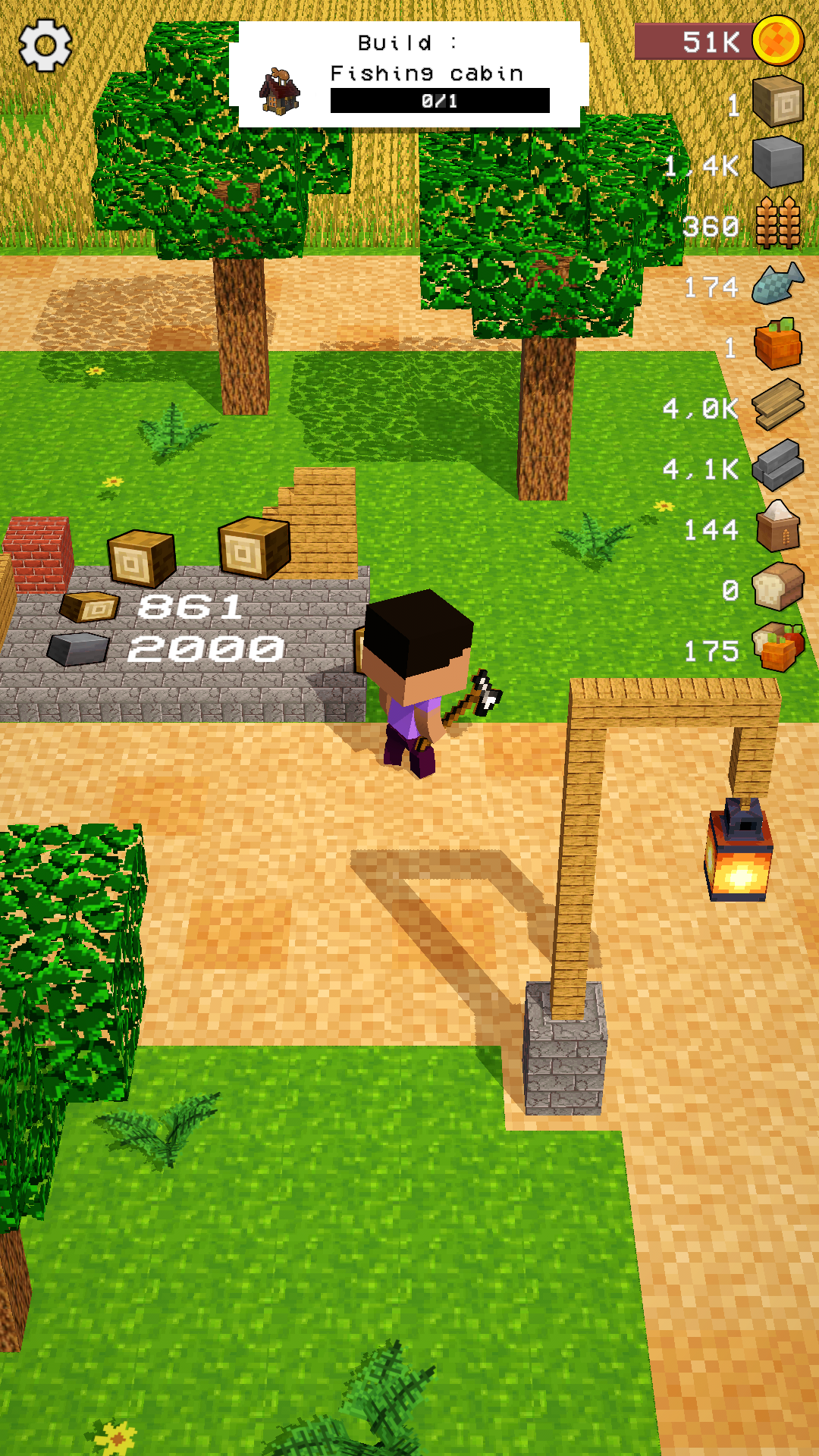 اسکرین شات 3 بازی Craft World: Building Game