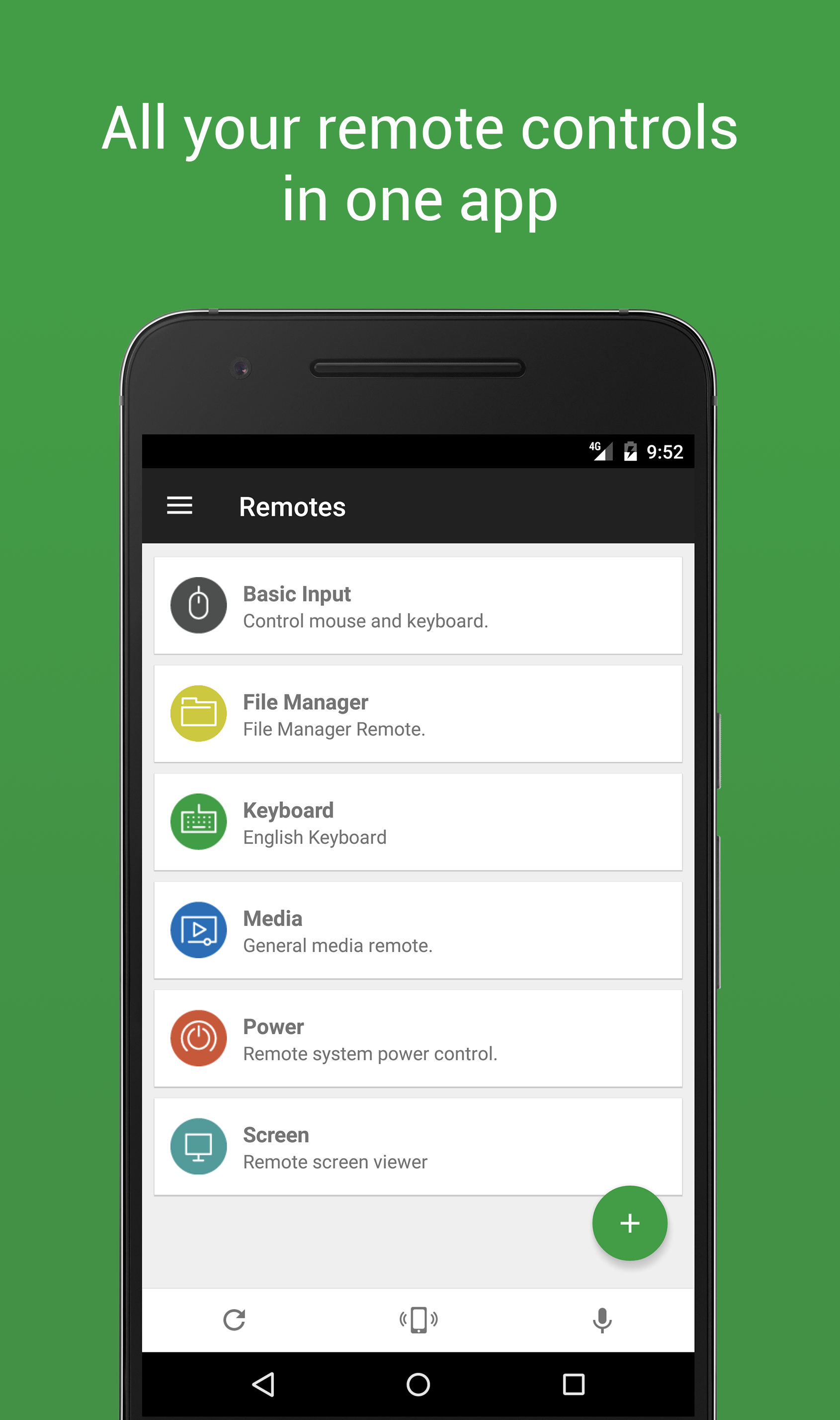 اسکرین شات 1 برنامه Unified Remote