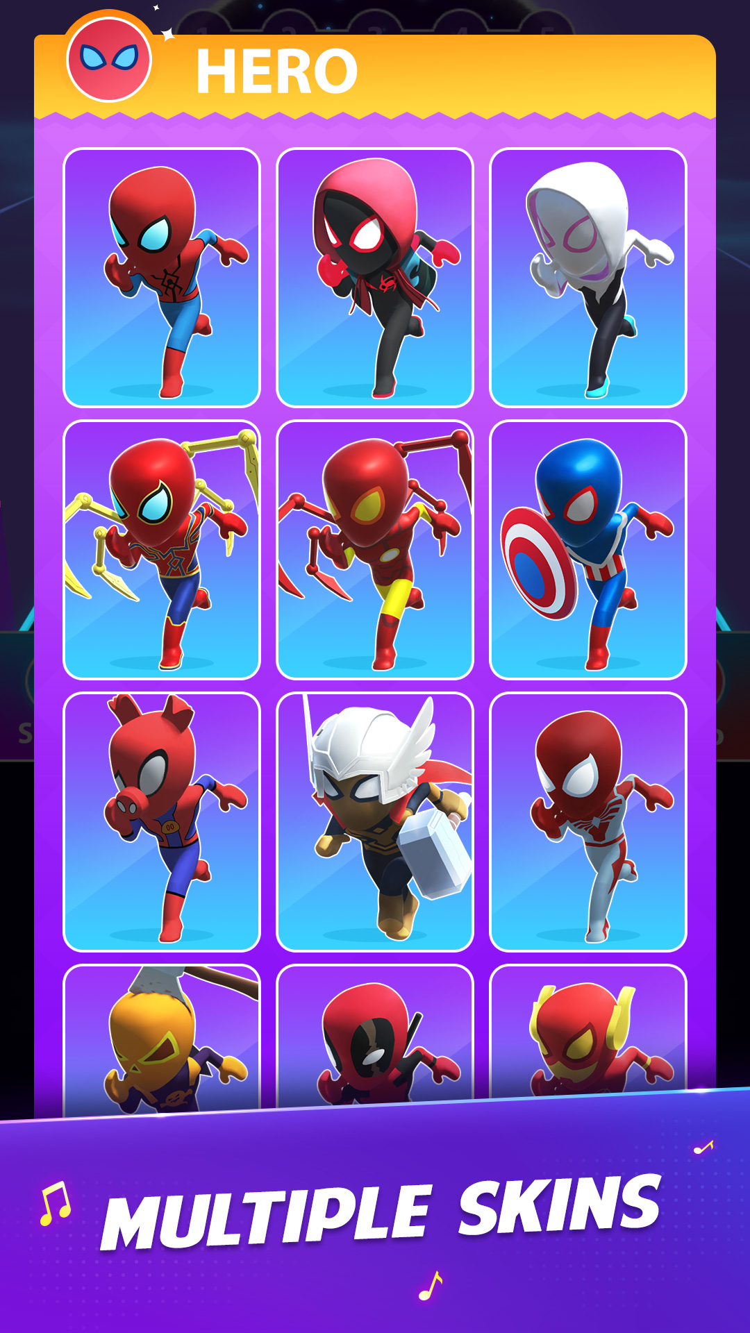 اسکرین شات 6 بازی Universe Hero 3D - Music&Swing