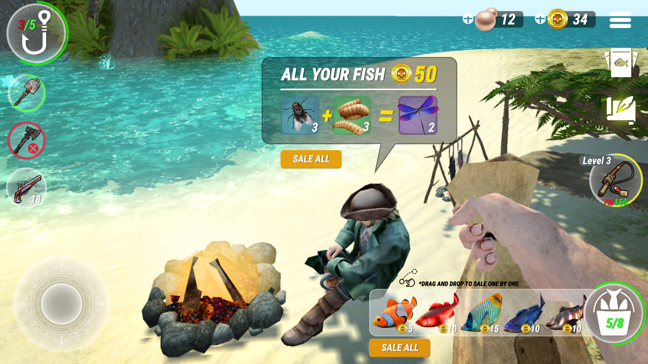اسکرین شات 6 بازی Last Fishing: Monster Clash Ho