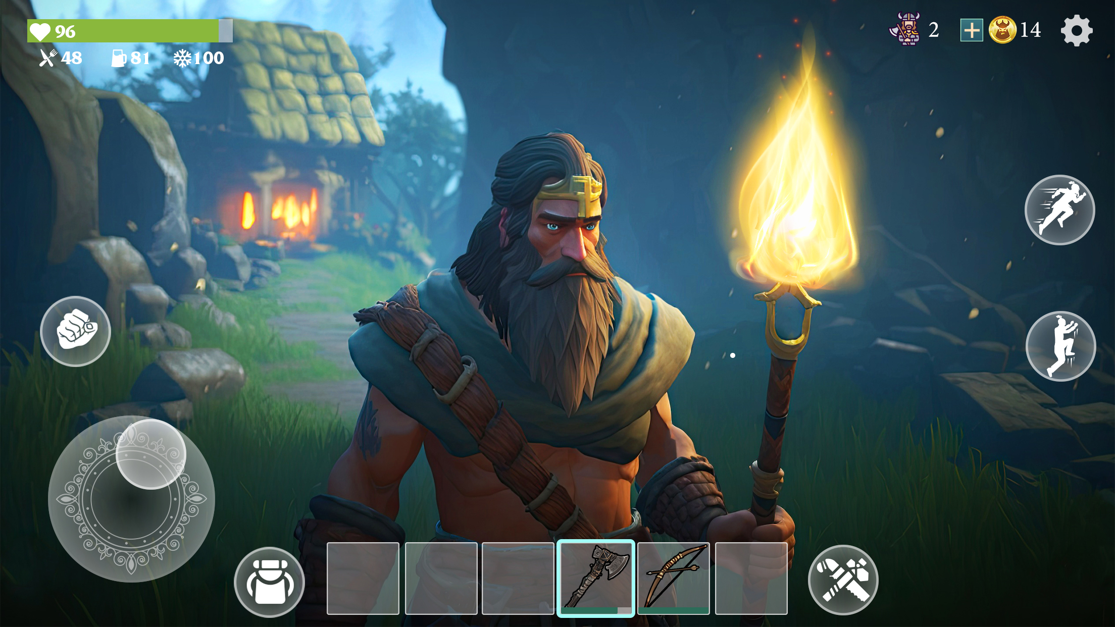 اسکرین شات 1 بازی Last Viking: God of Valhalla