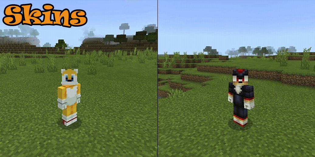 اسکرین شات 2 برنامه Skins Sonic for Minecraft PE