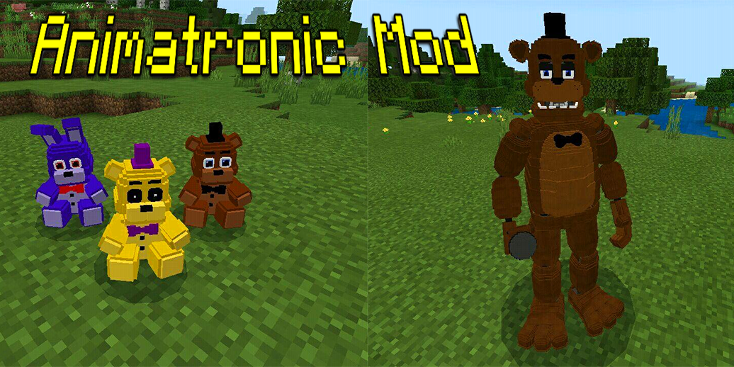اسکرین شات 3 برنامه Animatronic Mod for Minecraft