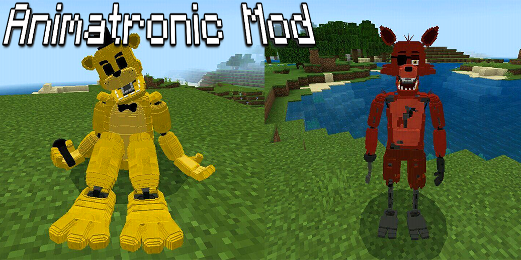 اسکرین شات 1 برنامه Animatronic Mod for Minecraft