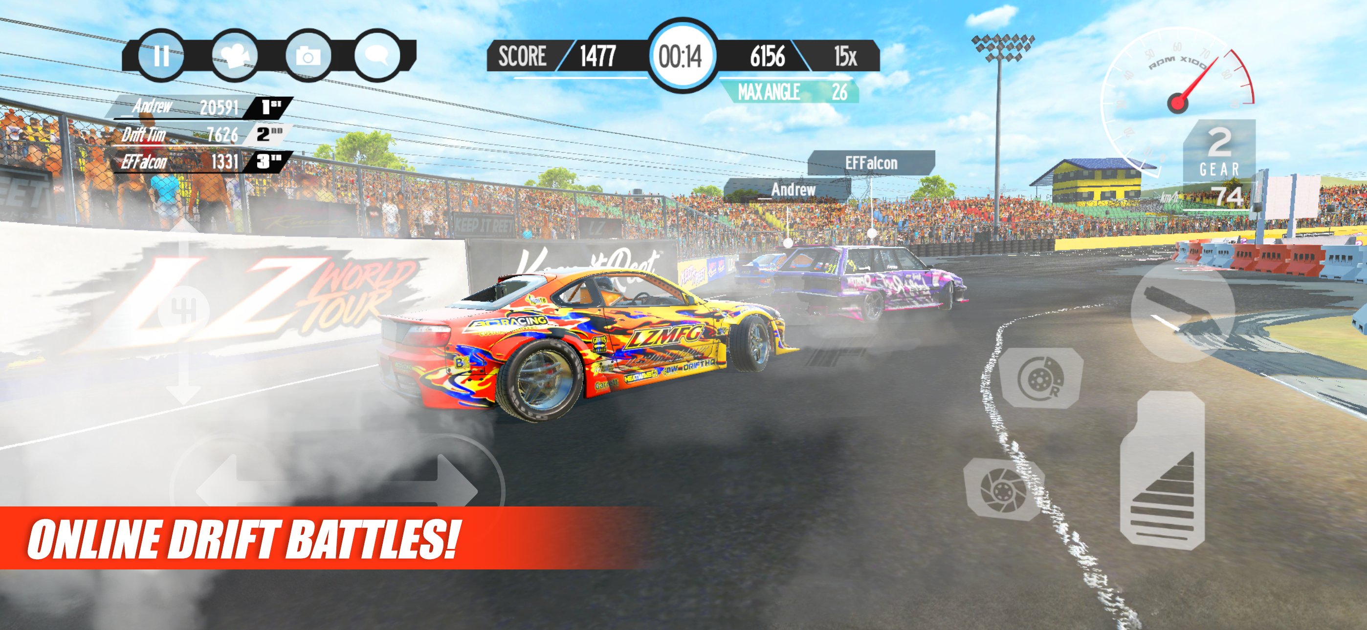 اسکرین شات 1 بازی Drift Runner: Racing Masters
