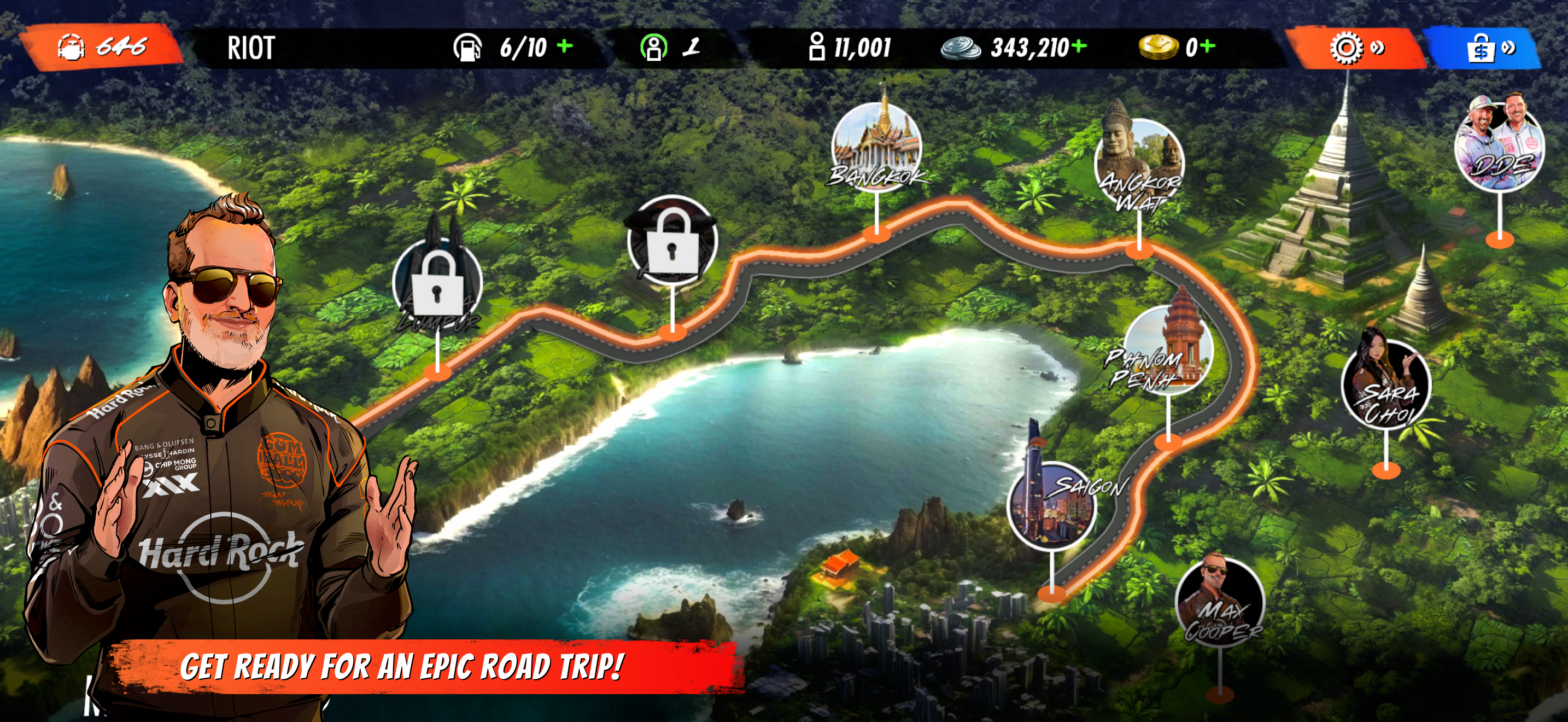 اسکرین شات 8 بازی Gumball 3000: World Tour