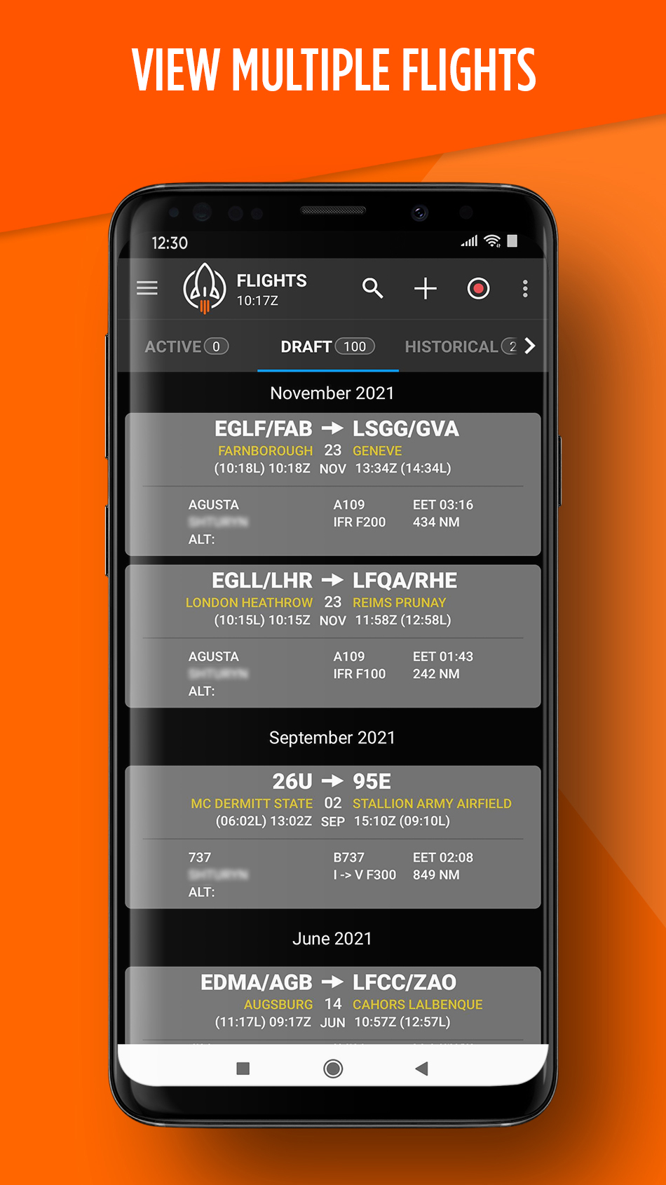 اسکرین شات 6 برنامه RocketRoute FlightPlan