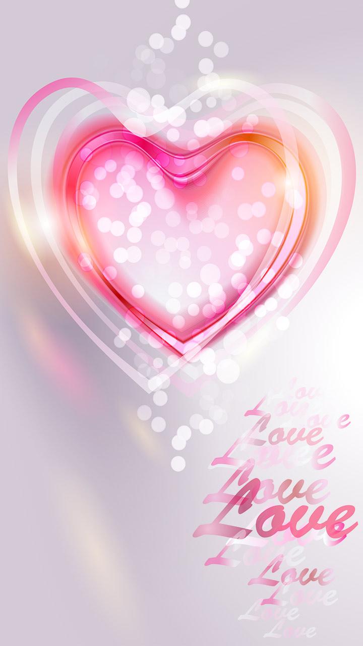 اسکرین شات 4 برنامه Romantic Hearts Live Wallpaper