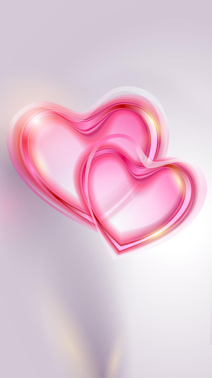 اسکرین شات 1 برنامه Romantic Hearts Live Wallpaper