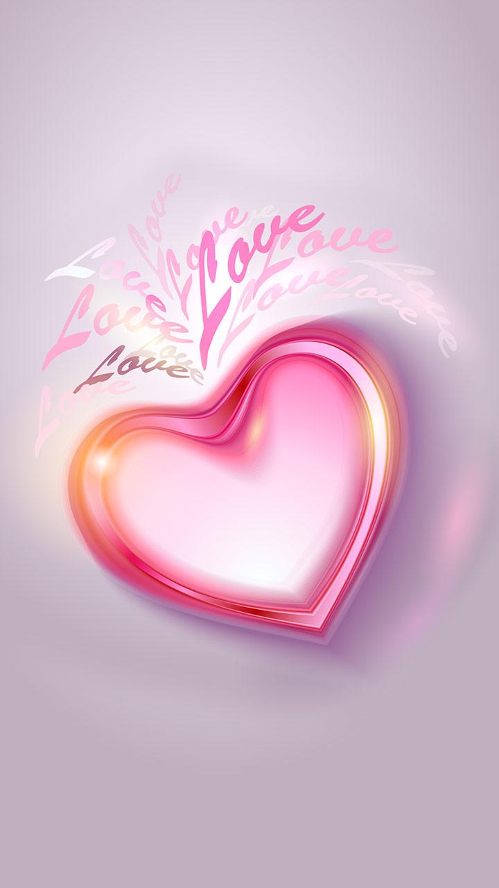 اسکرین شات 3 برنامه Romantic Hearts Live Wallpaper