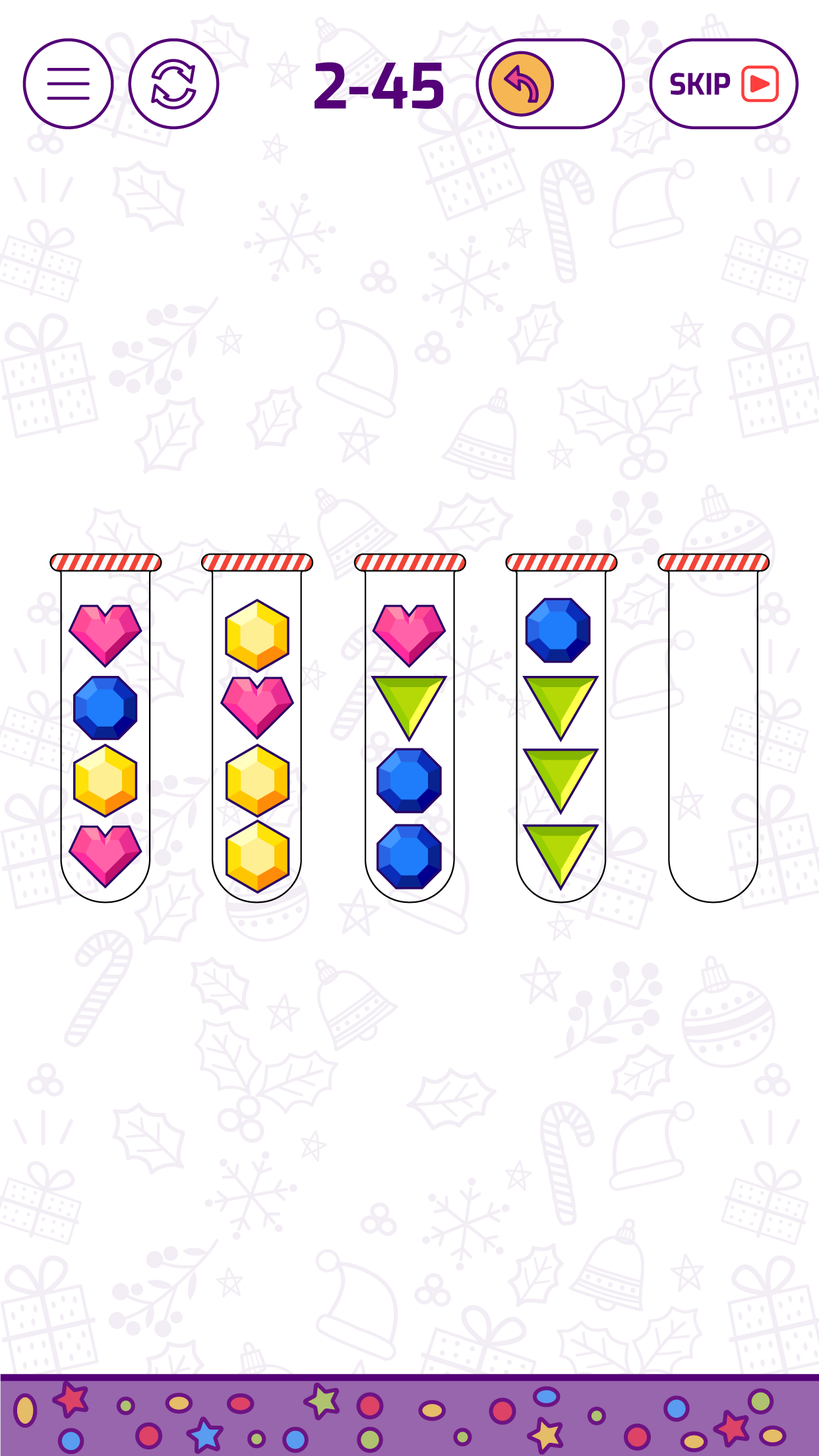 اسکرین شات 3 بازی Bubble Sort Color Puzzle Game