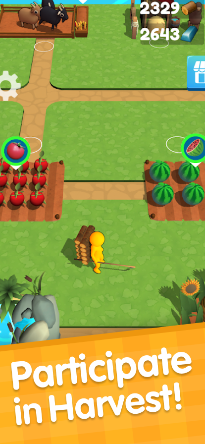 اسکرین شات 5 بازی Buildy Island 3d farming craft