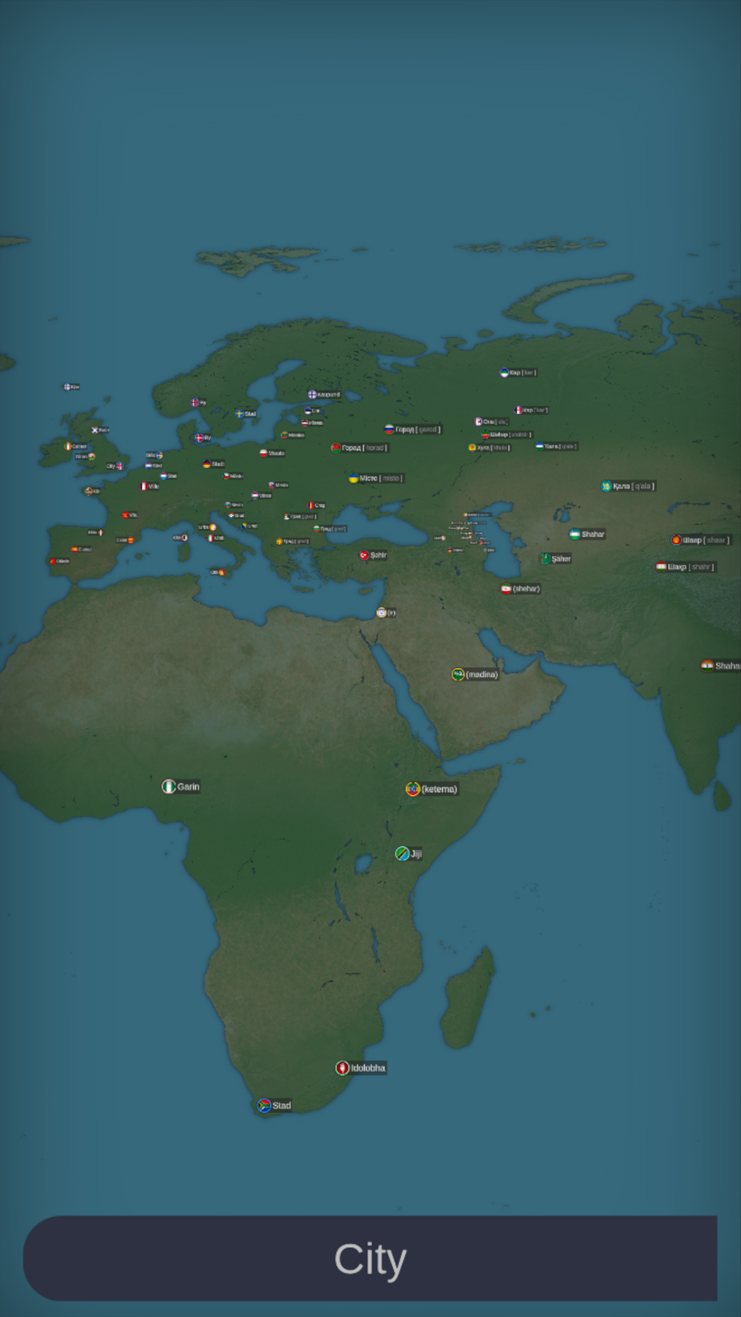 اسکرین شات 1 برنامه Polyglot Map