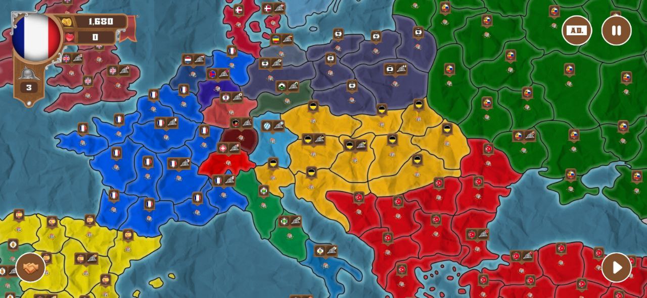 اسکرین شات 3 بازی World conquest: Europe 1812