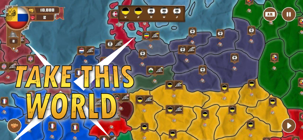 اسکرین شات 1 بازی World conquest: Europe 1812