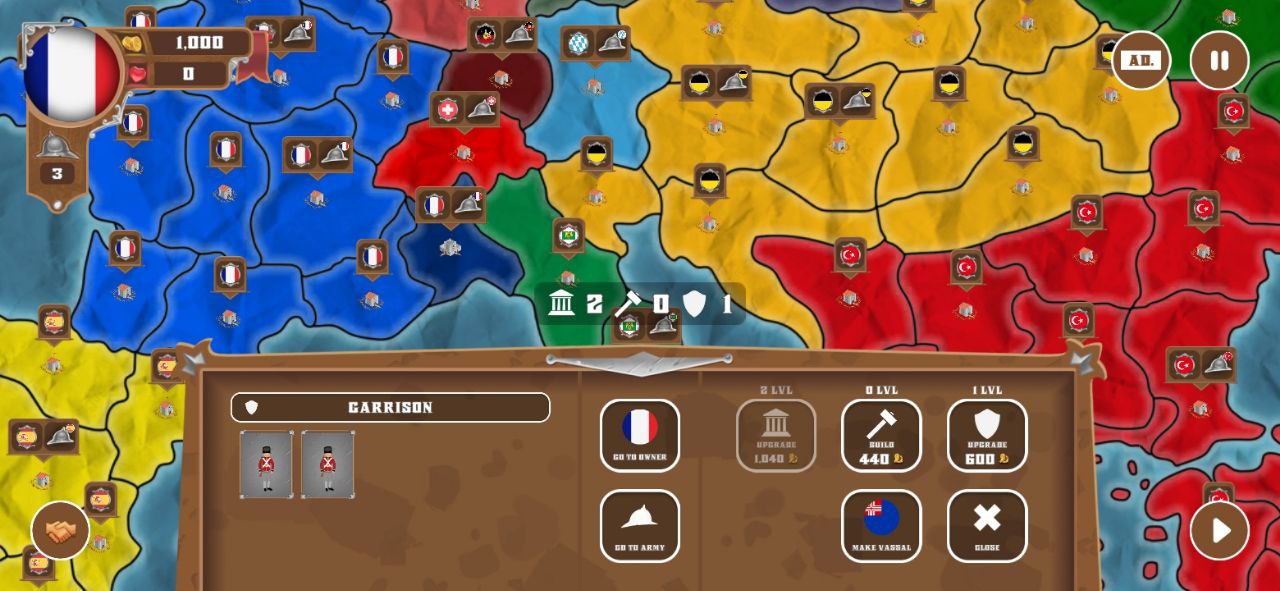 اسکرین شات 4 بازی World conquest: Europe 1812