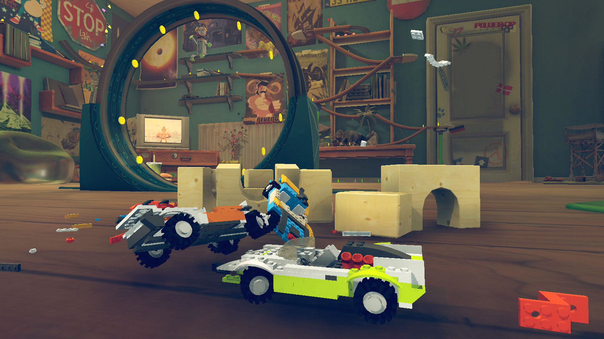 اسکرین شات 1 بازی Blocky Toy Car Crash Online