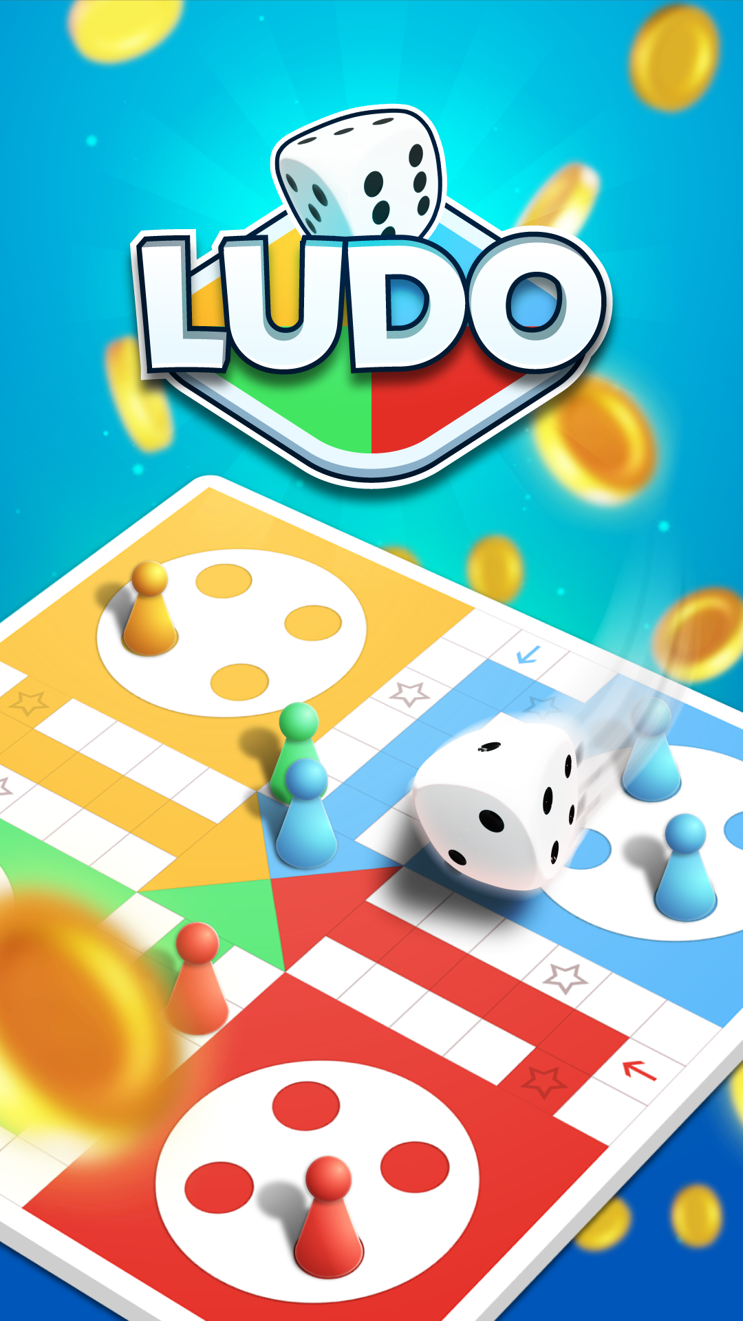 اسکرین شات 1 بازی Ludo - Offline Board Game