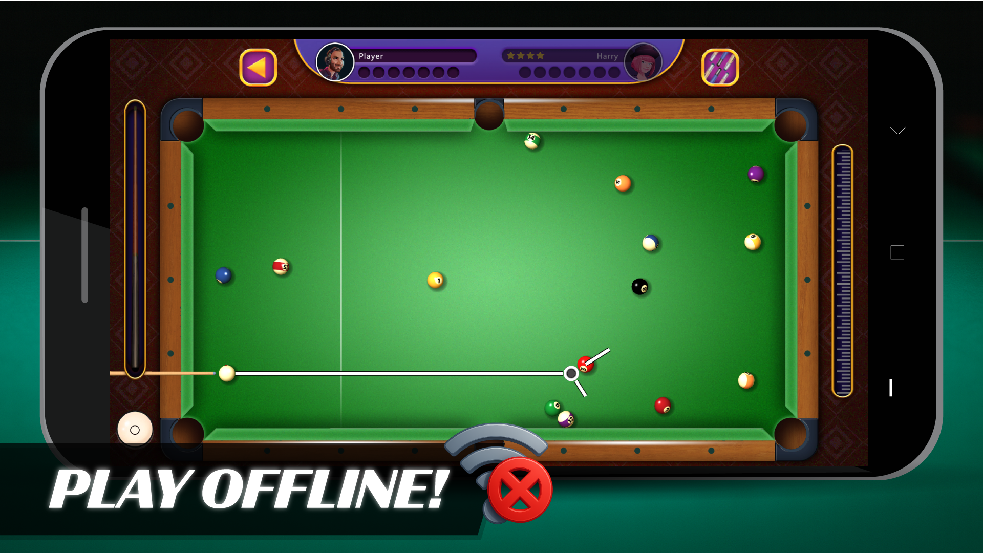 اسکرین شات 1 بازی 8 Ball Billiards Offline Pool