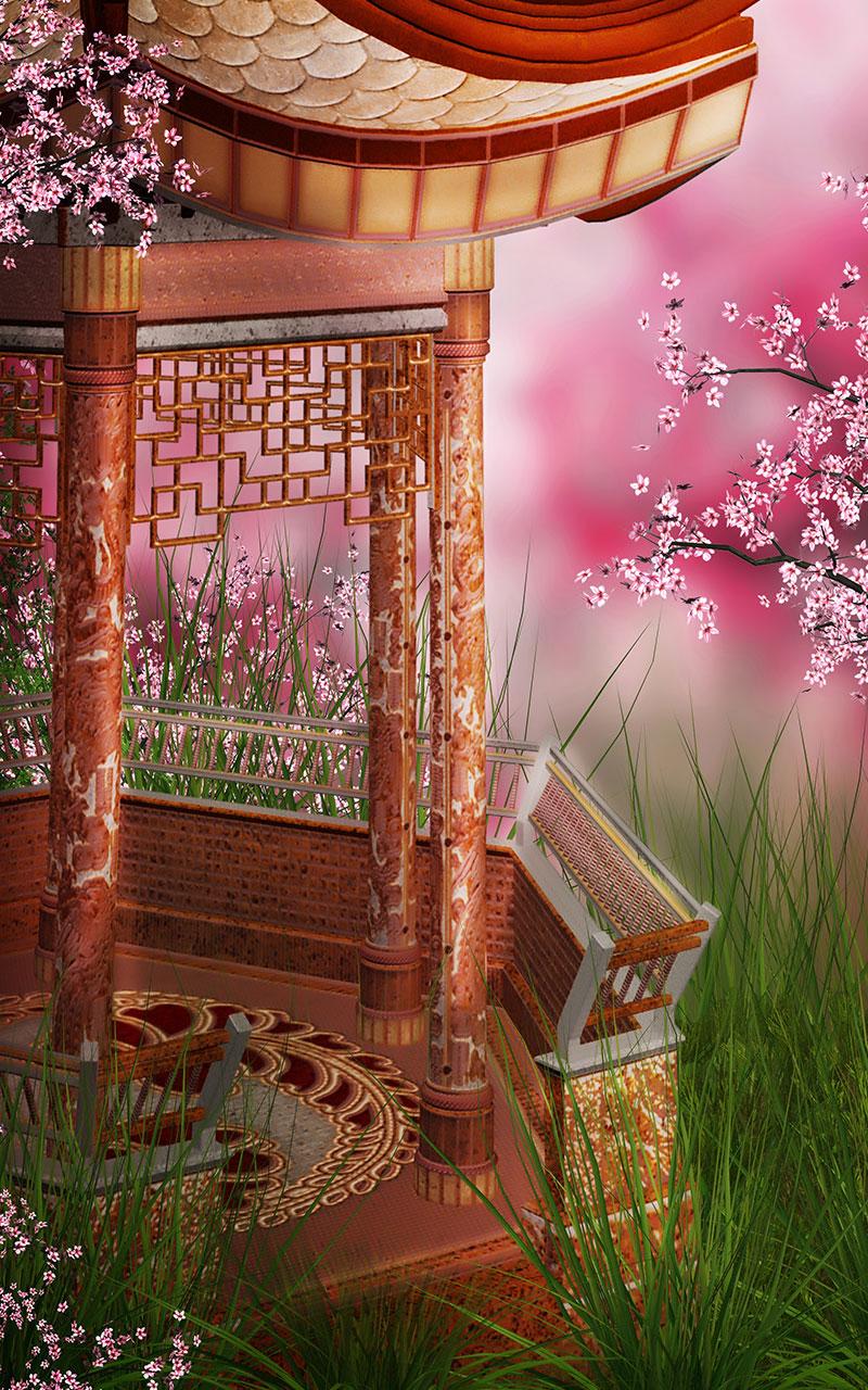 اسکرین شات 2 برنامه Sakura Live Wallpaper