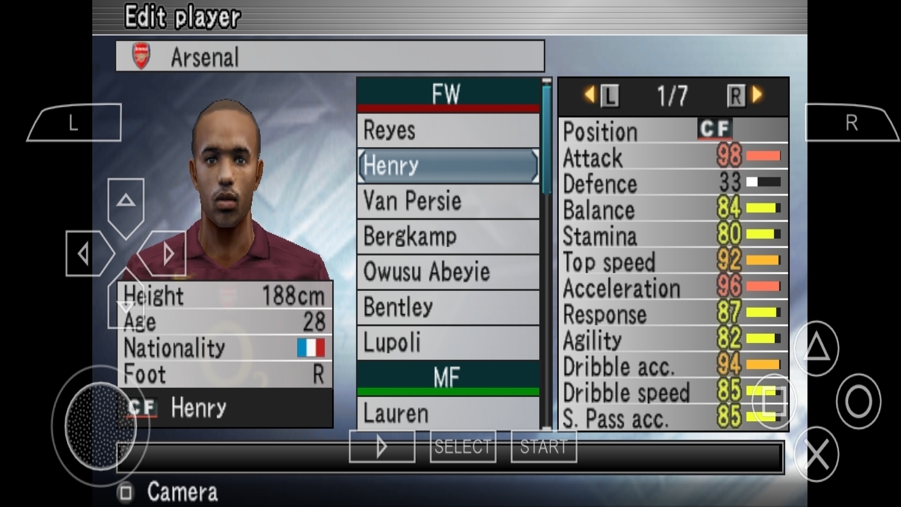 اسکرین شات 7 بازی ‏شبیه ساز فوتبال pes 2005