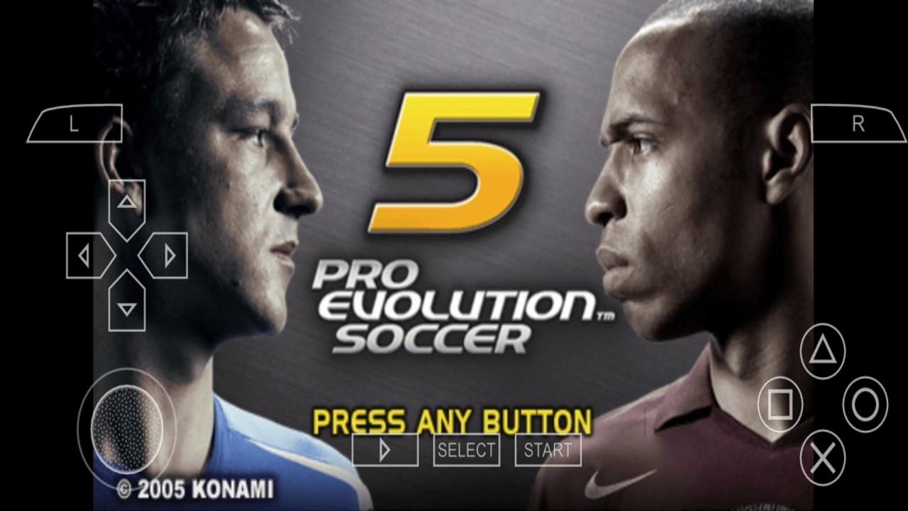 اسکرین شات 1 بازی ‏شبیه ساز فوتبال pes 2005