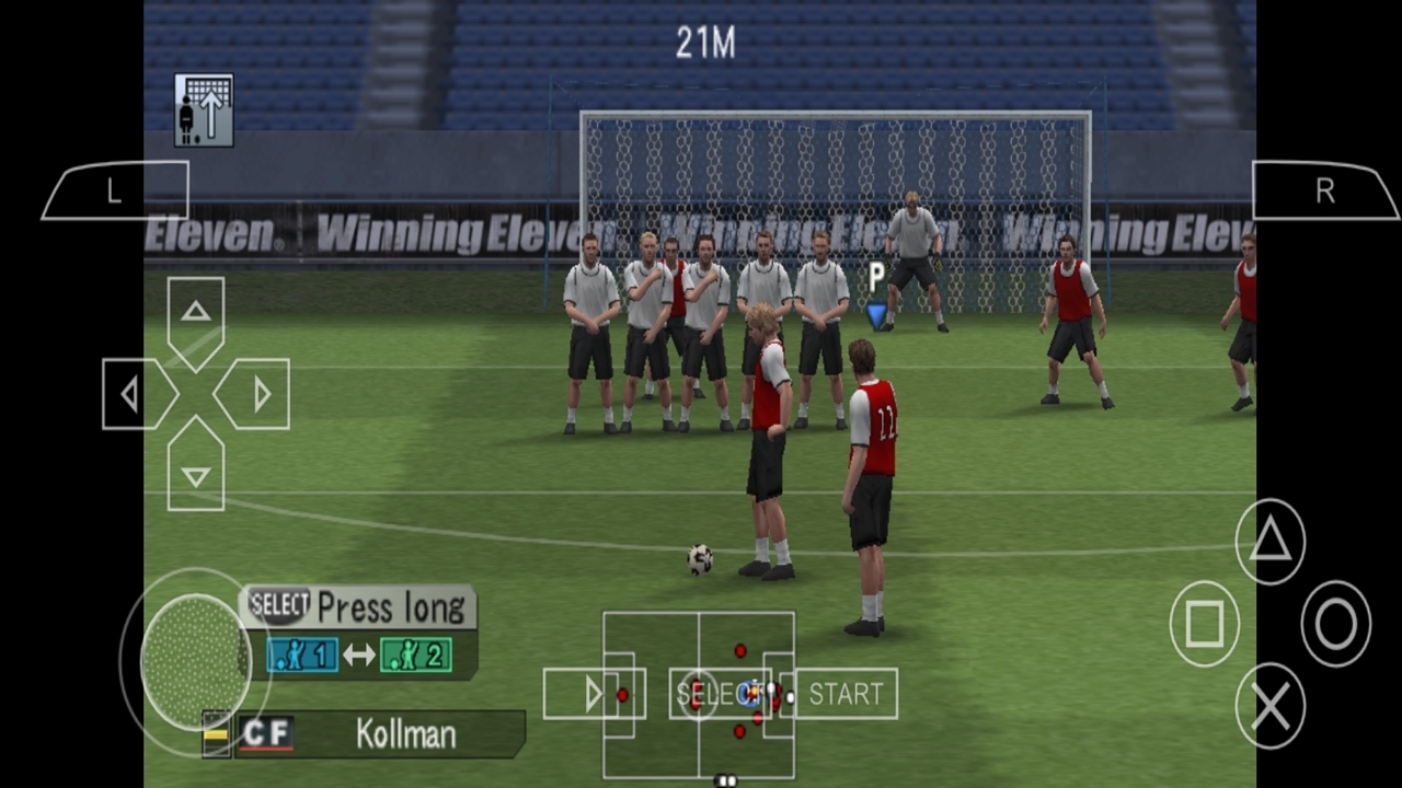 اسکرین شات 6 بازی ‏شبیه ساز فوتبال pes 2005