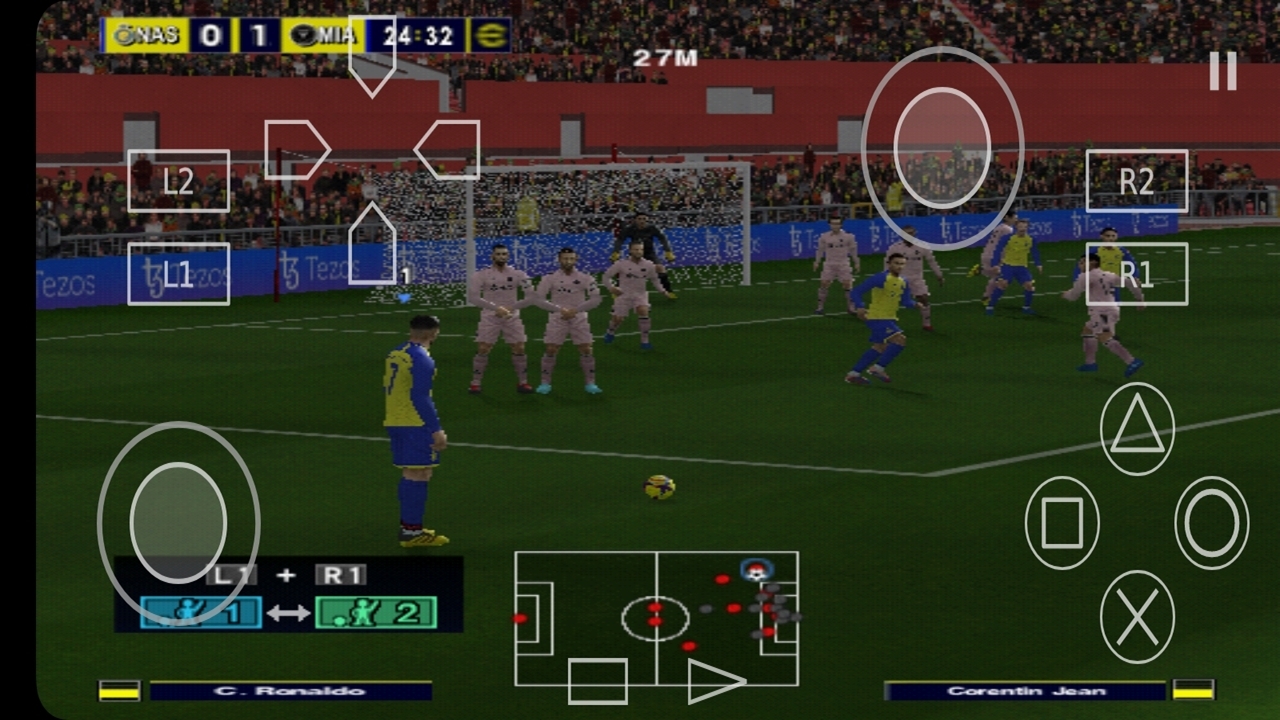 اسکرین شات 7 بازی شبیه ساز فوتبال eFootball pes 24 Ps2