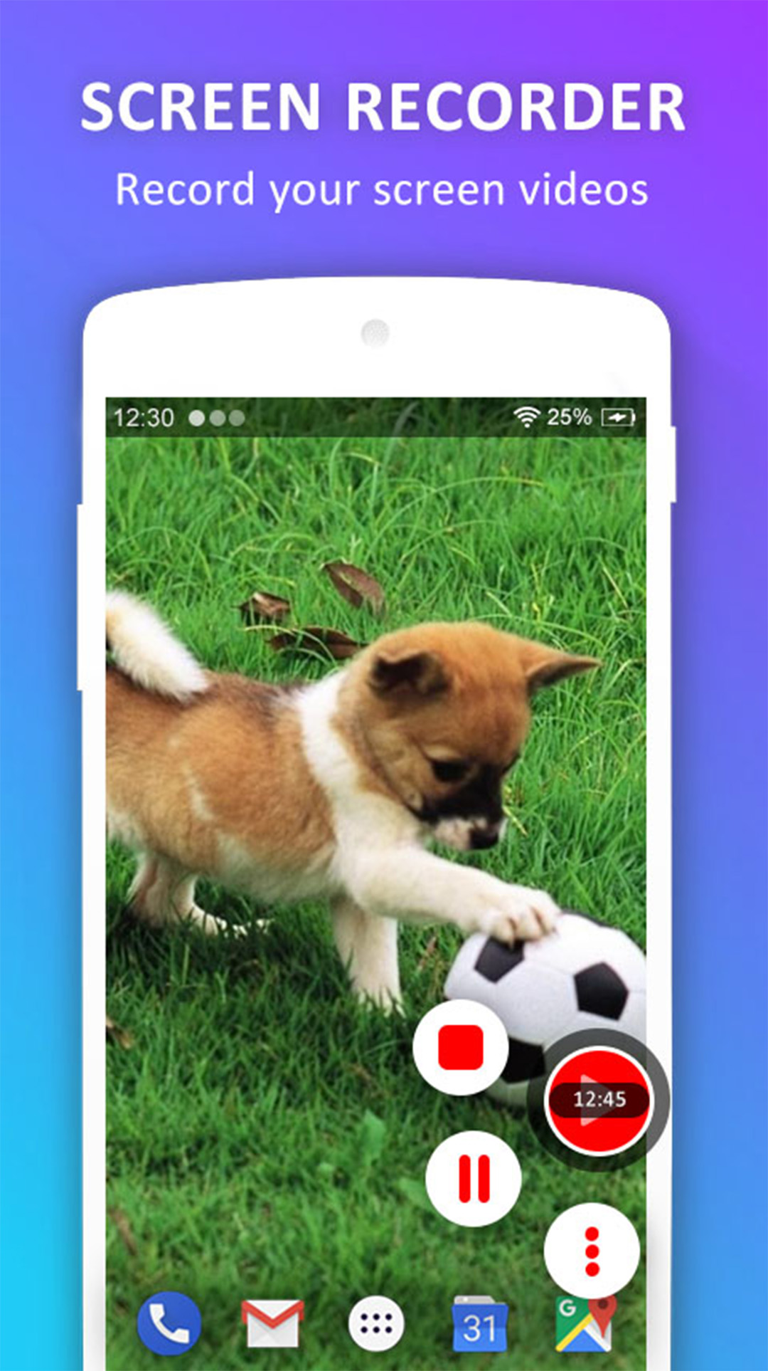 اسکرین شات 2 برنامه Screen Recorder Video Recorder
